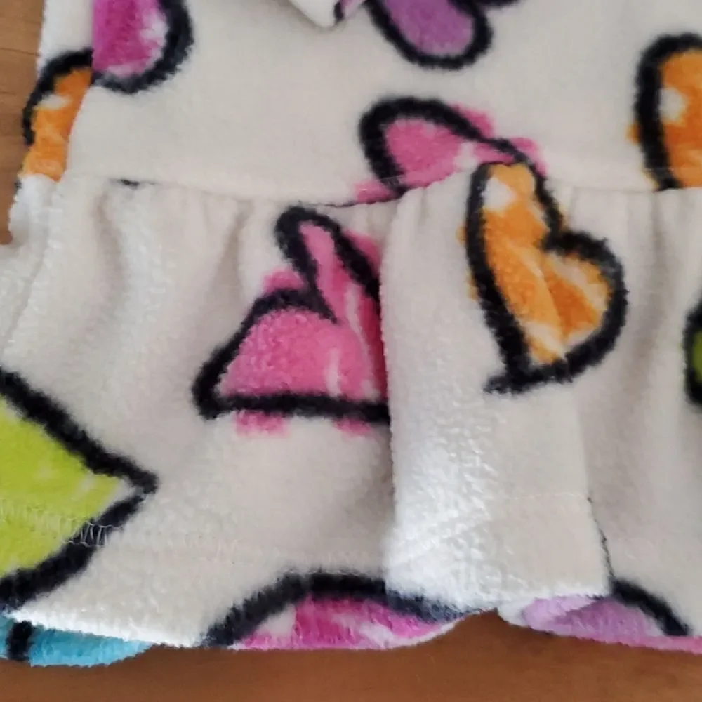 The Children's Place Baby Girl Heart Fleece Hoodie Size 6-9 Months